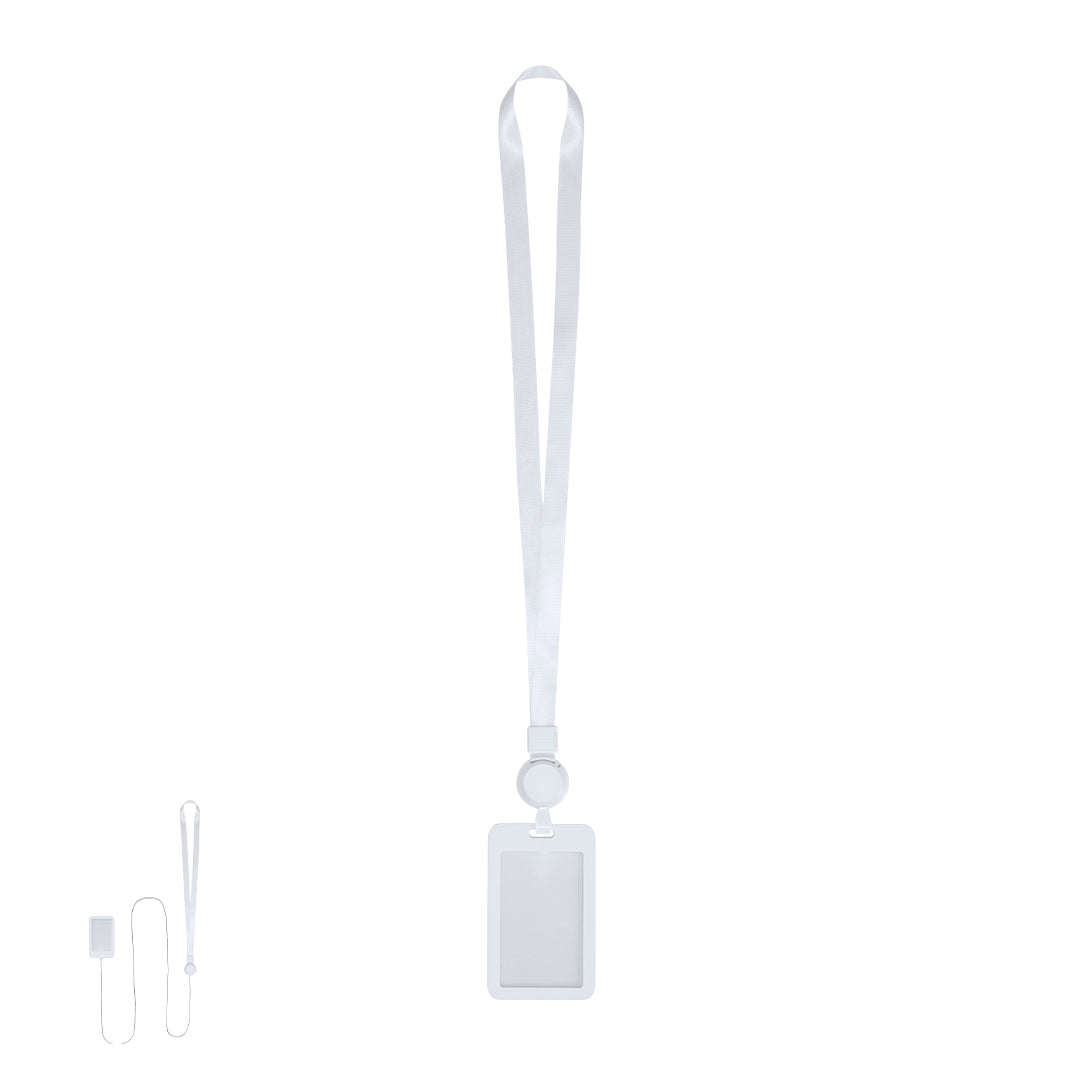 Identificador Lanyard Extensível com Porta-cartões