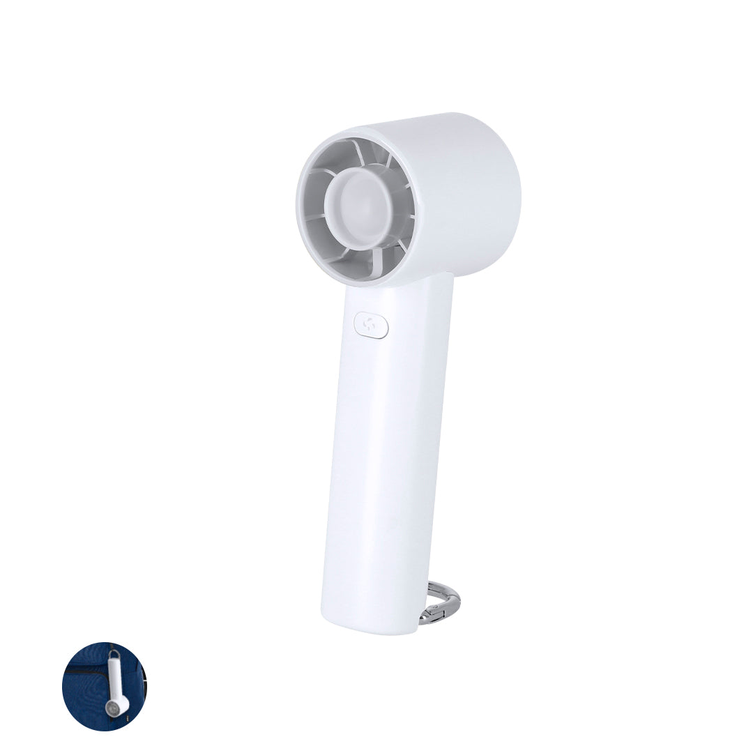 Ventilador Portátil Somarik com Mosquetão e 3 Velocidades
