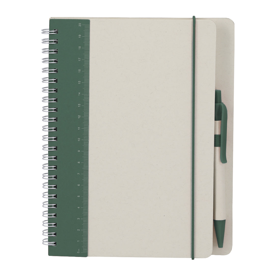 Kirax - Libreta Ecológica com Capa Rígida e Caneta