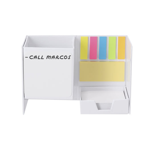 Bloco de Notas com Porta-canetas e Quadro Negro