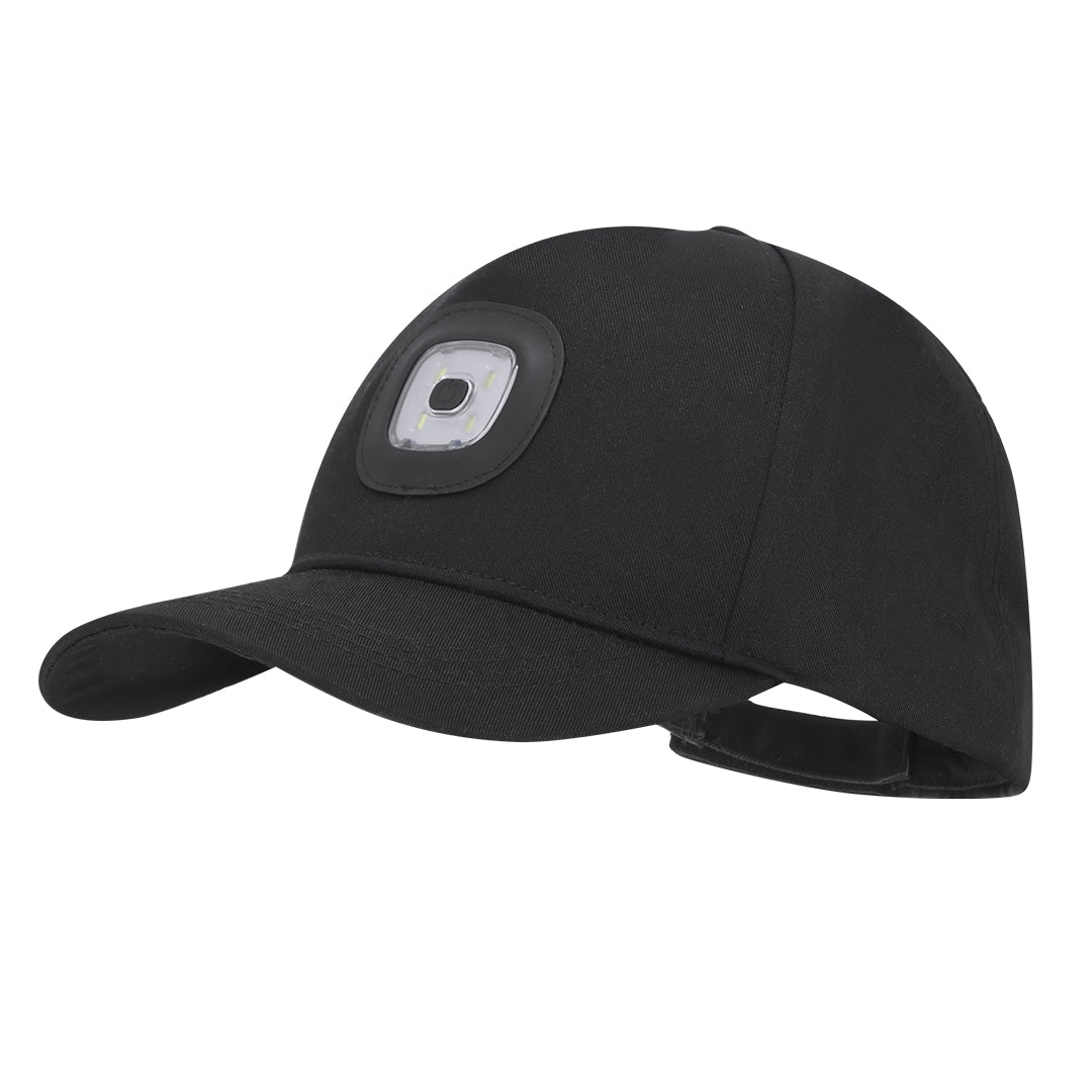 Gorra com Lanterna LED Extraível e Ajustável