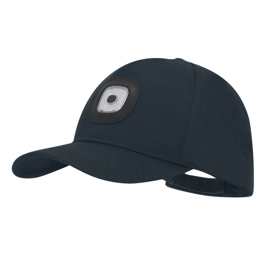 Gorra com Lanterna LED Extraível e Ajustável