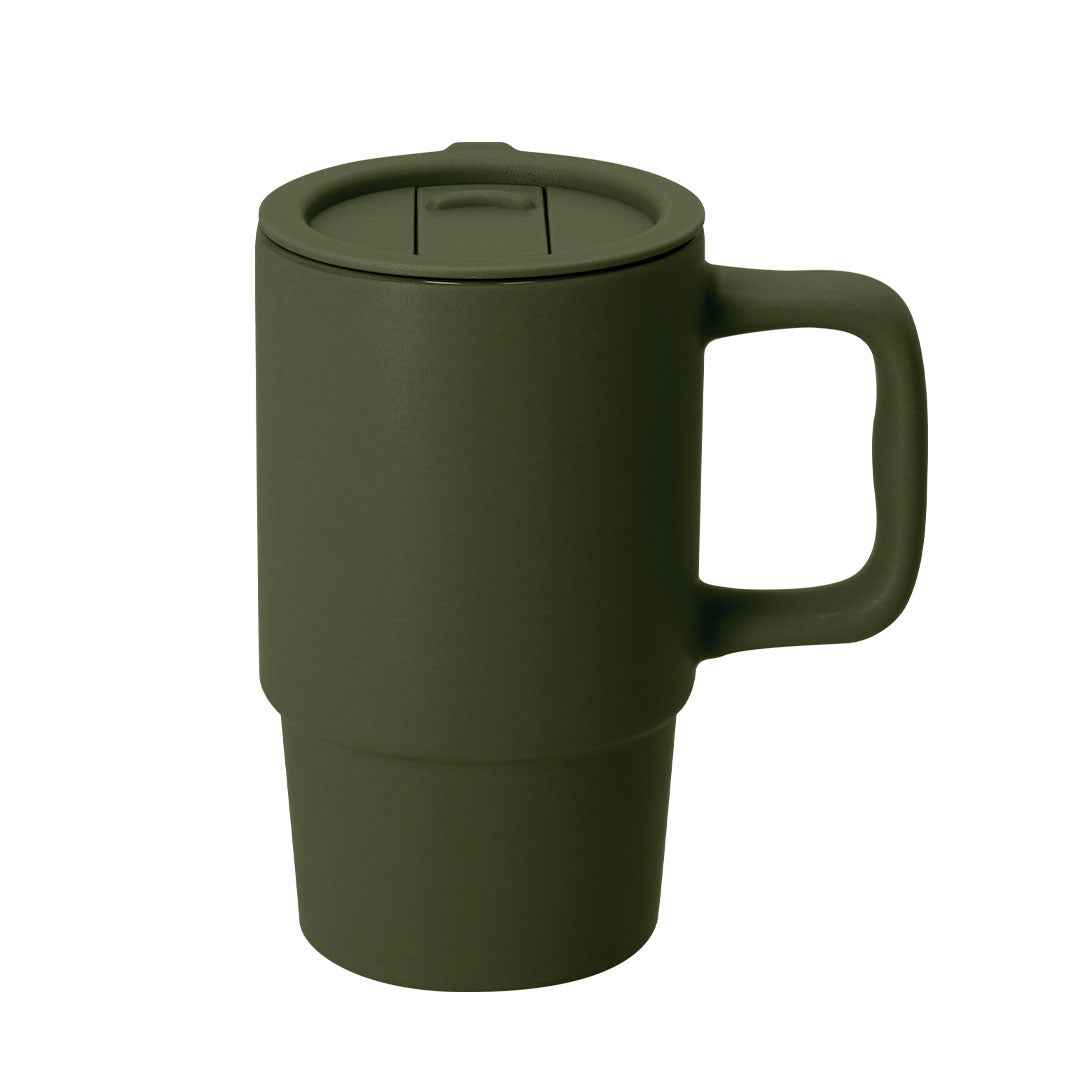 Caneca de Cerâmica Ronsyn 430 ml com Tampa