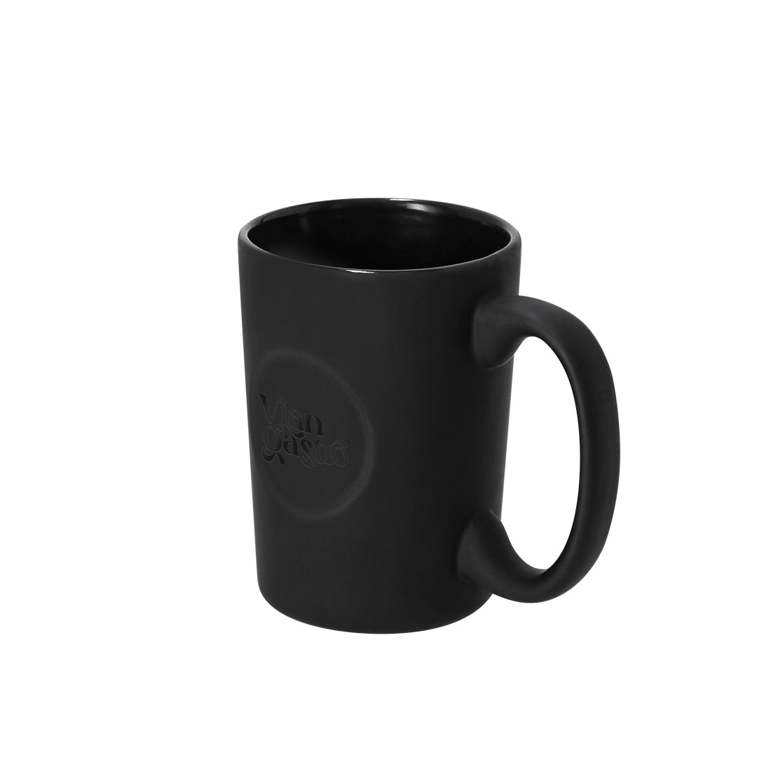 Caneca de Cerâmica 400ml com Relevo e Acabamento Mate
