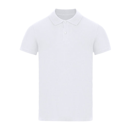 Polo Infantil Branco Charles em Algodão Piqué
