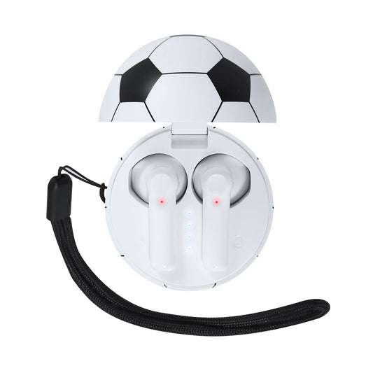 Auriculares Bluetooth 5.3 com Estojo de Futebol