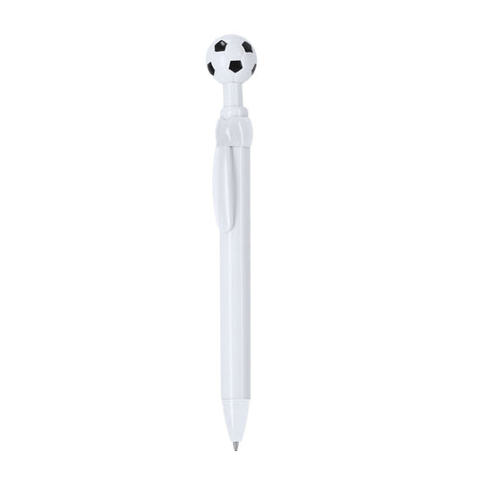 Caneta Seeker com Design de Bola de Futebol e Tinta Azul