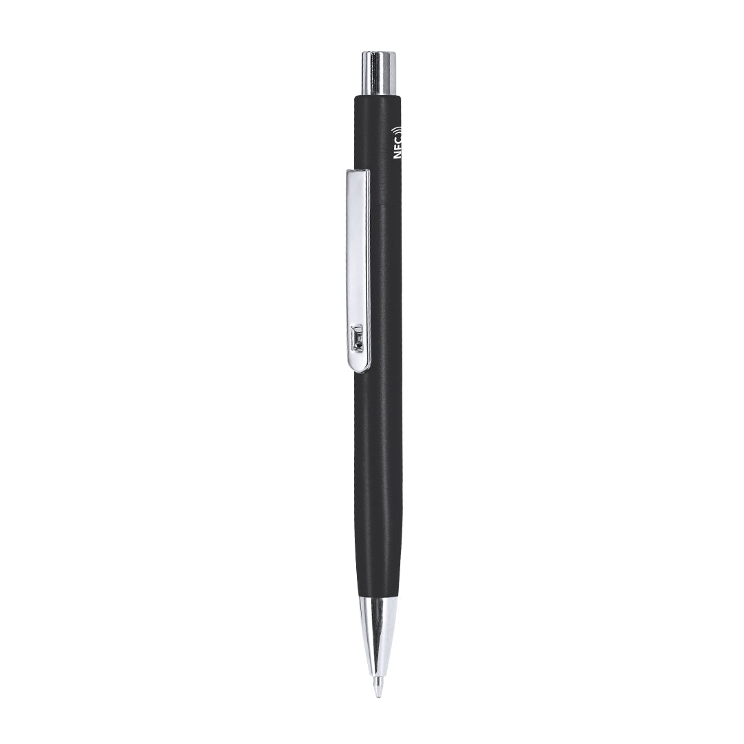 Pindar Caneta NFC em Alumínio Mate com Tinta Azul