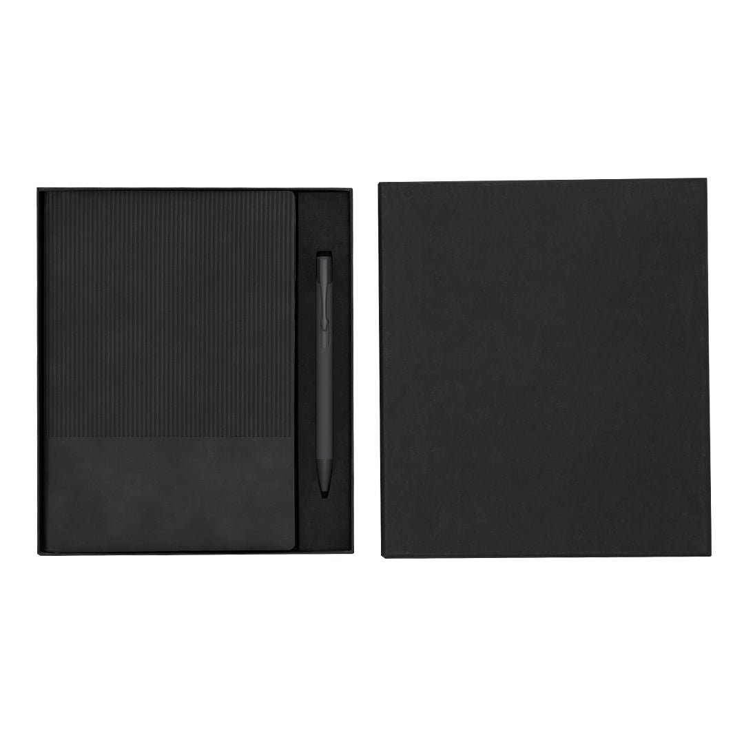 Set Elegante de Bloco de Notas e Caneta Sustentável