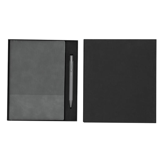 Set Elegante de Bloco de Notas e Caneta Sustentável