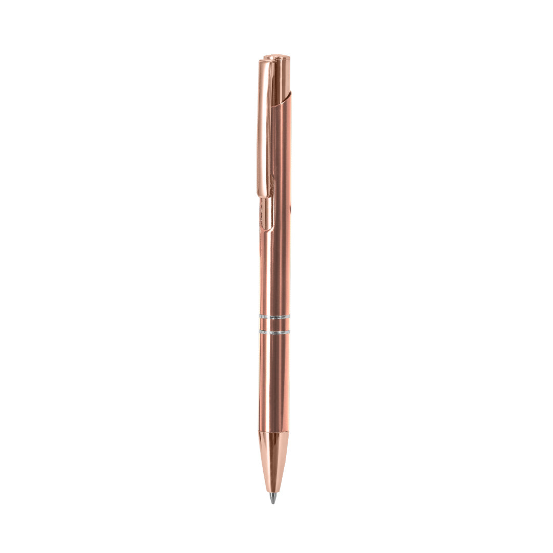 Caneta Croft em Alumínio Reciclado com Detalhes Rose Gold