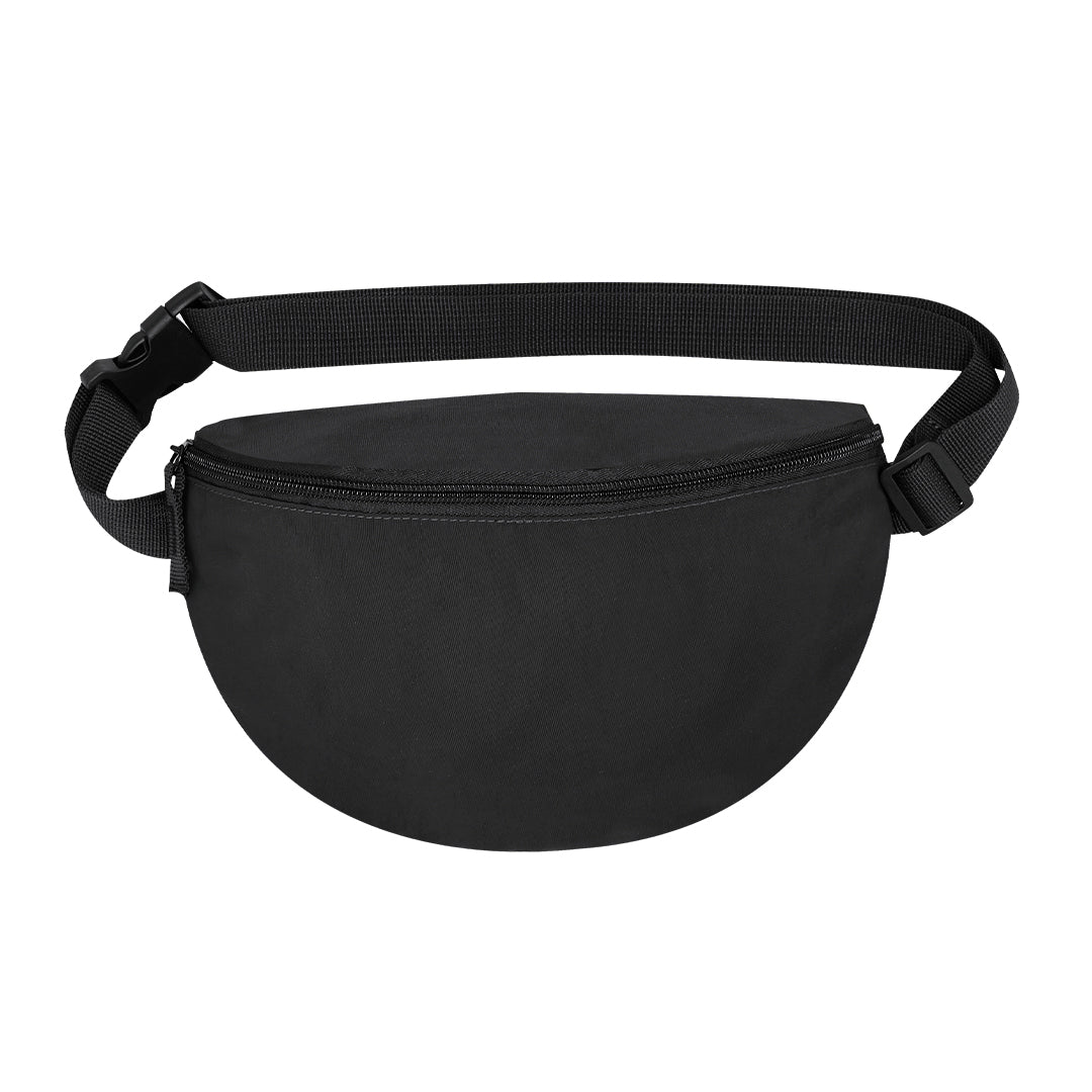 Riñonera Pharis em Nylon Soft com Bolso e Cinta Ajustável