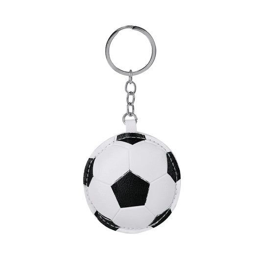 Llavero Balón de Futebol em PU com Anilha Cromada