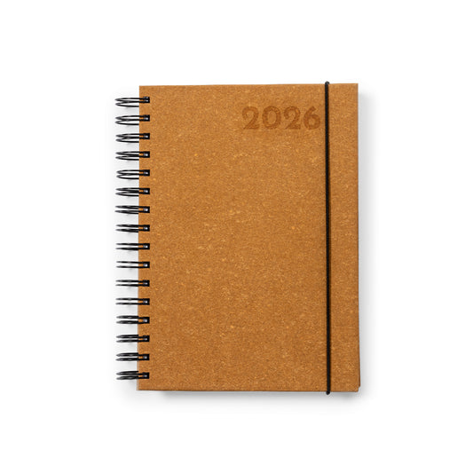 Agenda A5 em Couro Reciclado Elegante e Sustentável