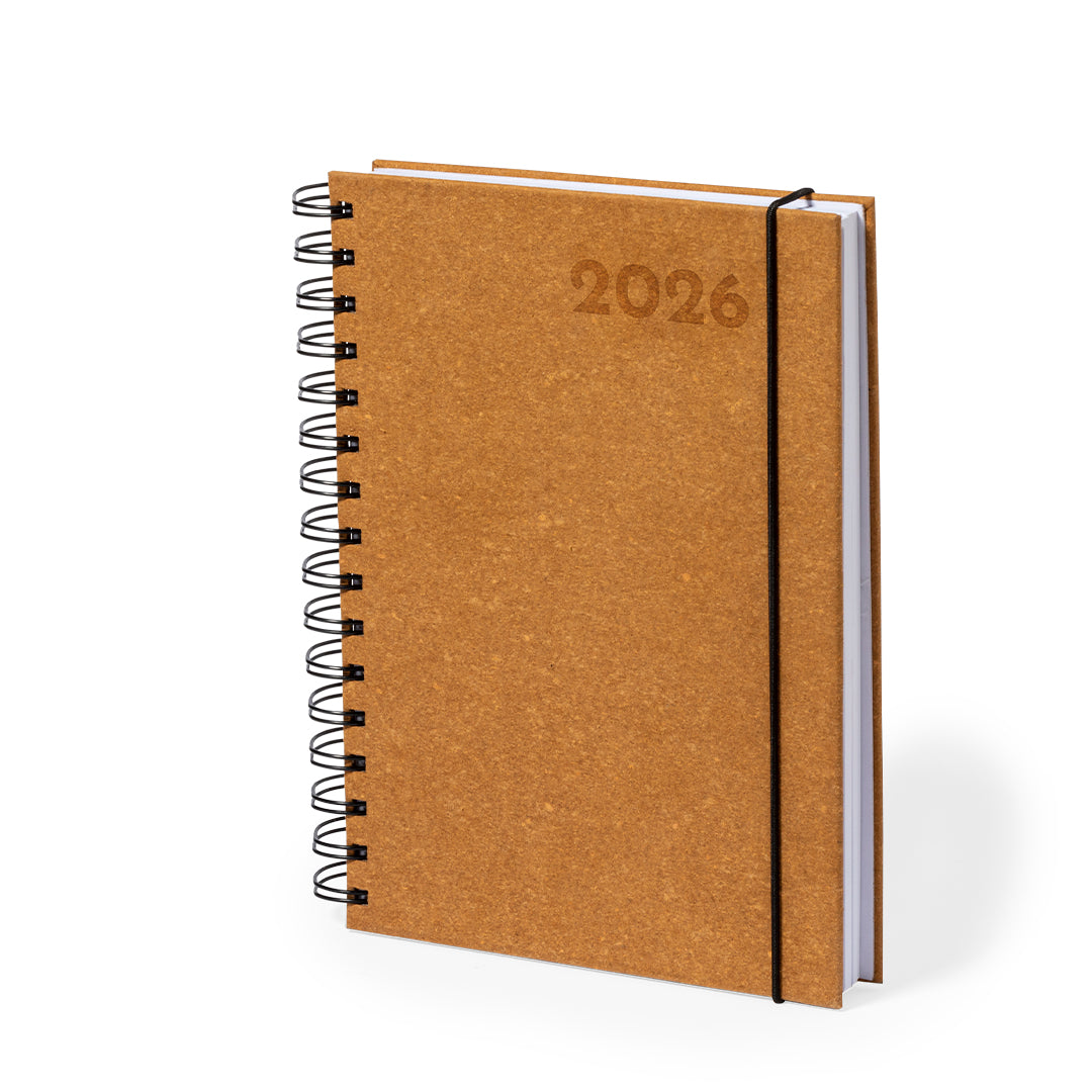 Agenda A5 em Couro Reciclado Elegante e Sustentável