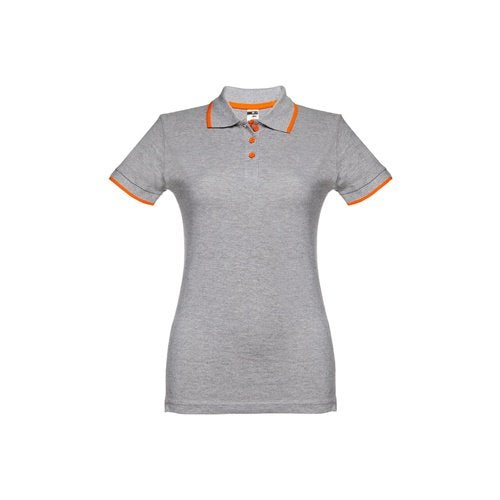 THC ROME WOMEN - Polo Bicolor Senhora em Algodão Piqué