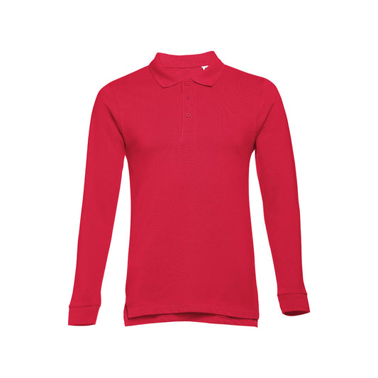 Polo Homem Manga Comprida THC BERN 3XL em Algodão Piqué