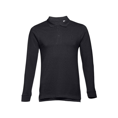 Polo Homem Manga Comprida THC BERN 3XL em Malha Piqué