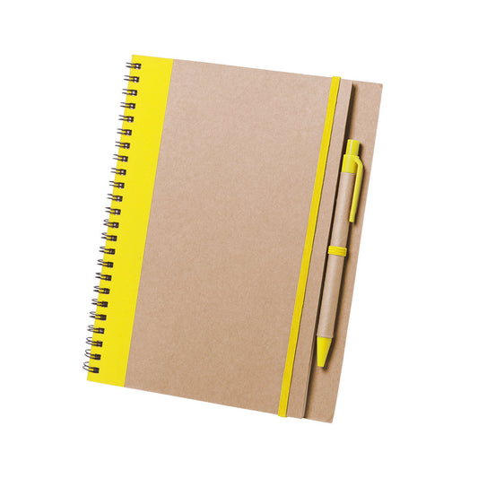 Caderno Nature com Argolas e Cartão Reciclado