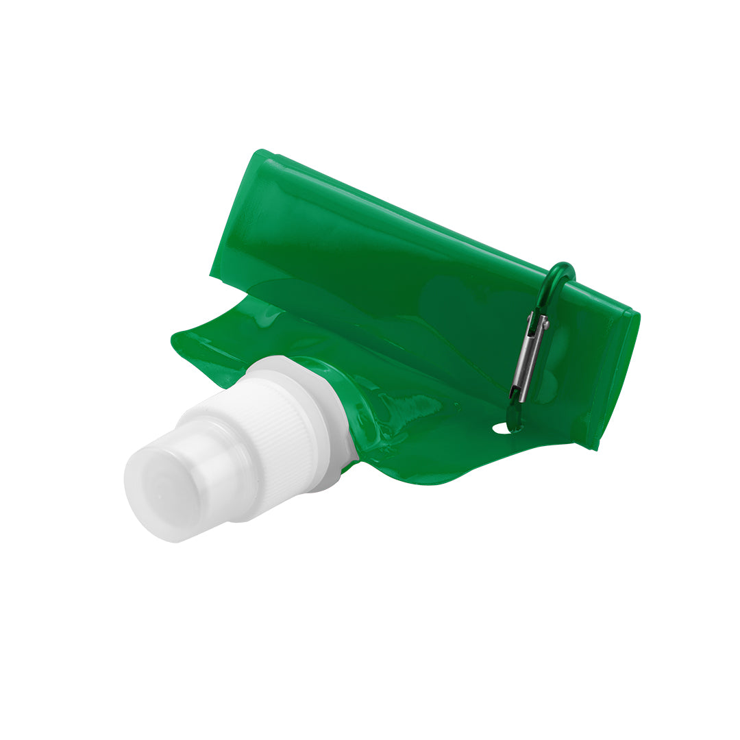Bidão Flexível 400ml com Mosquetão Colorido
