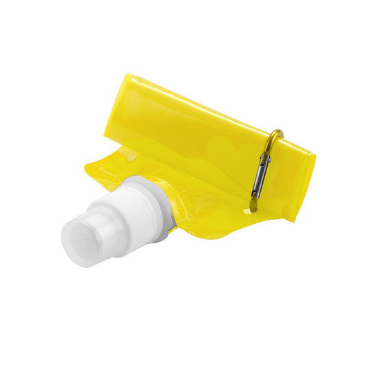 Bidão Flexível 400ml com Mosquetão Colorido