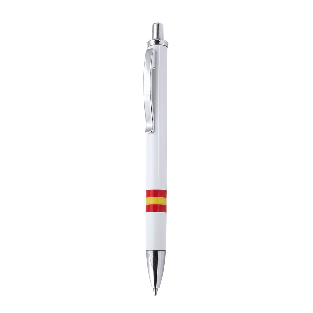 Caneta Horten Bicolor com Bandeira Nacional
