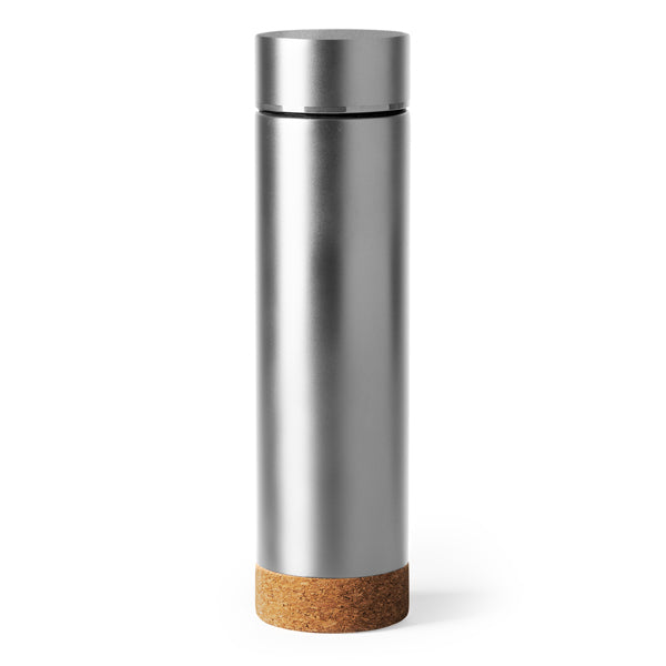 Garrafa Térmica de Aço Inoxidável com Base de Cortiça
