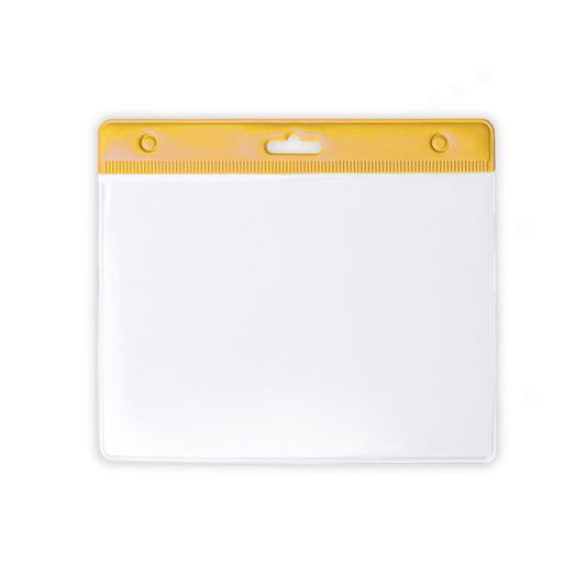 Identificador PVC com Janela Transparente Colorido