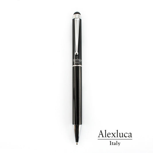 Caneta Puntero Elegante com Corpo Metálico Preto