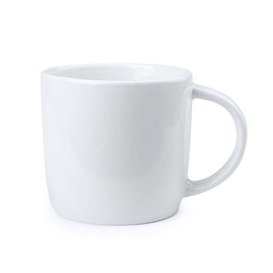 Caneca Cerâmica 380ml Branca para Café Longo