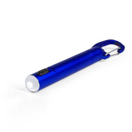 Caneta com Lanterna LED Integrada e Mosquetão