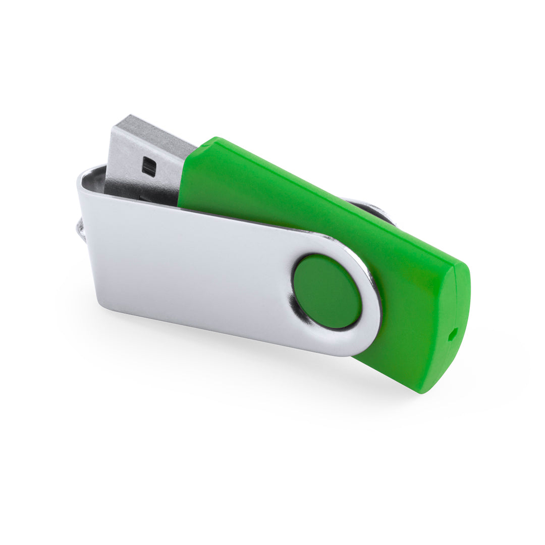 Pen USB Giratório 16GB com Clip Metálico