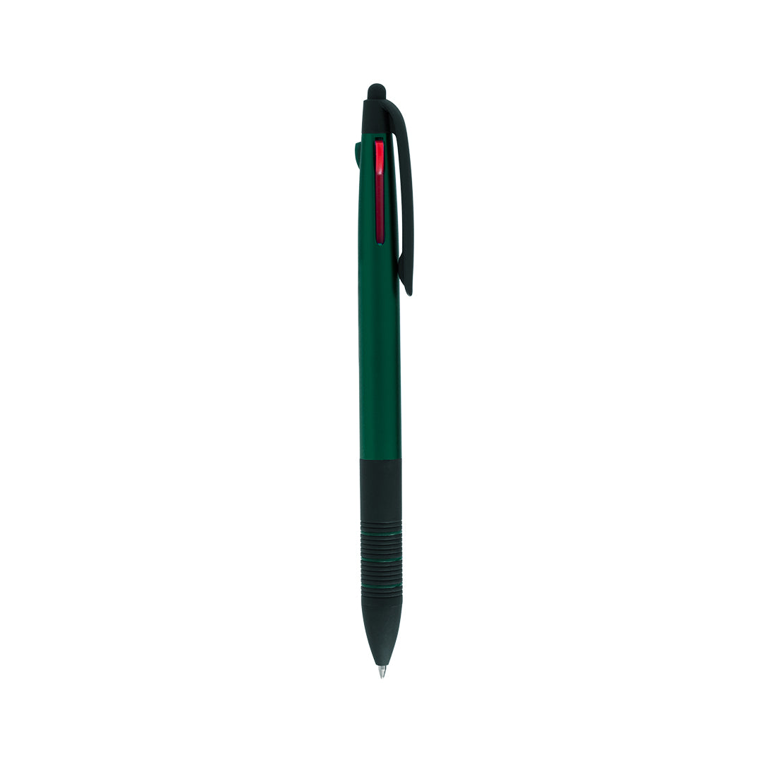 Caneta 3 em 1 com Ponteiro e Design Moderno