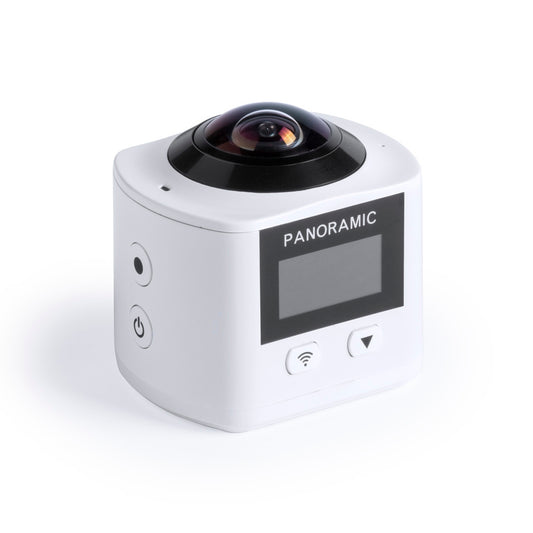 Câmara Desportiva 360° HD Compacta e Resistente