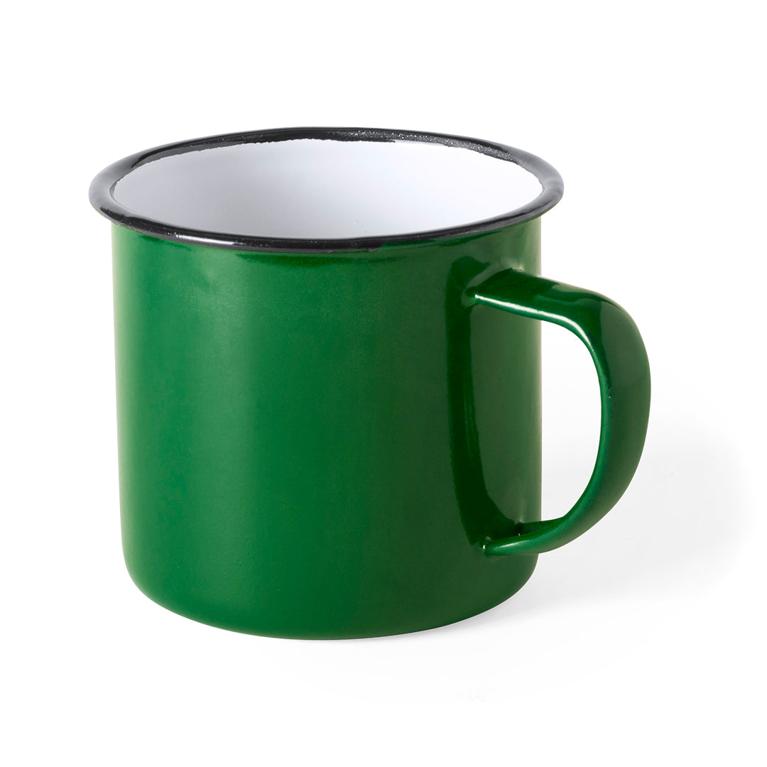 Caneca Metálica Vintage 380ml - Design Retro