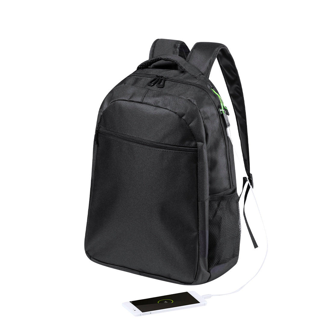 Mochila Resistente com Saída USB e Impermeável