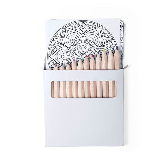 Set Mandala Boltex com Lápis e Láminas para Colorir