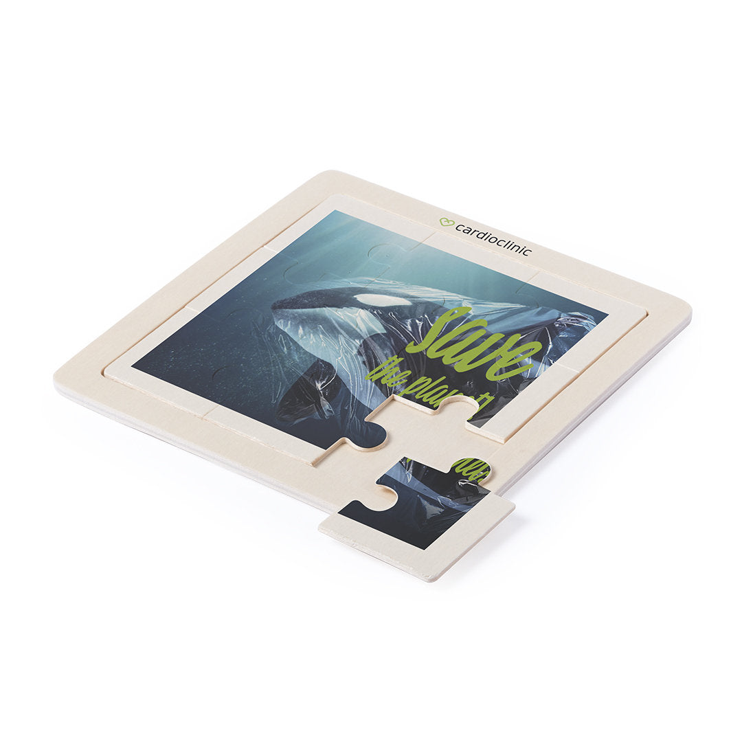 Puzzle de Madeira Personalizável Sutrox - 9 Peças