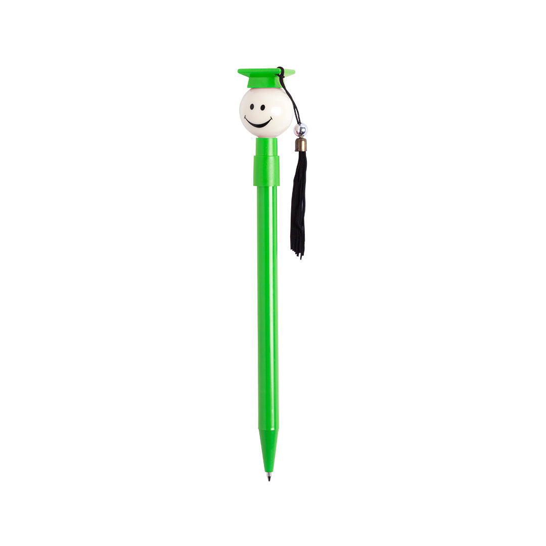 Caneta Divertida Gradox com Pom Pom Colorido