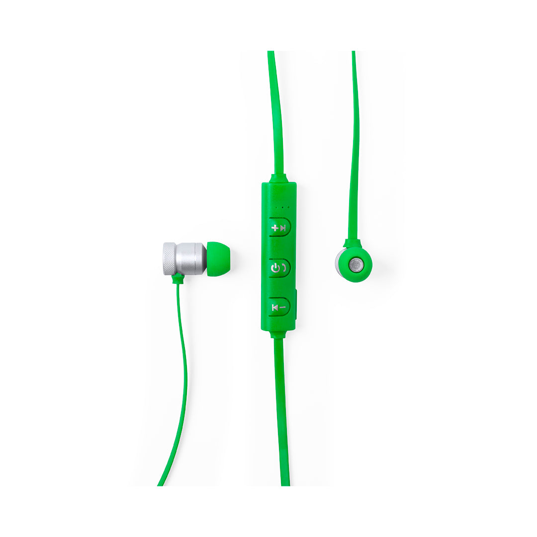 Auriculares Bluetooth Intraurais com Controlo e Design Colorido