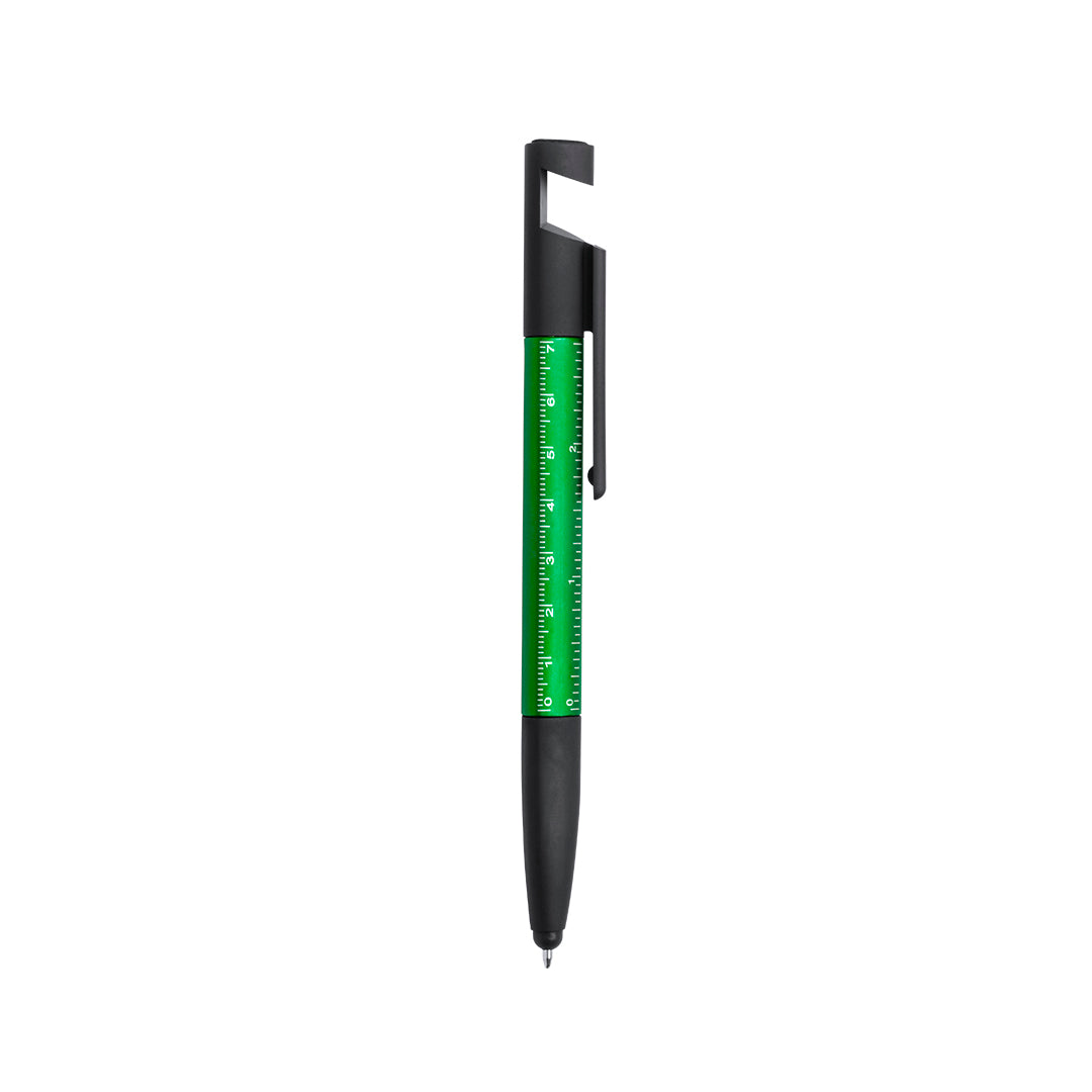 Caneta Multifunções 7 em 1 com Suporte para Telemóvel