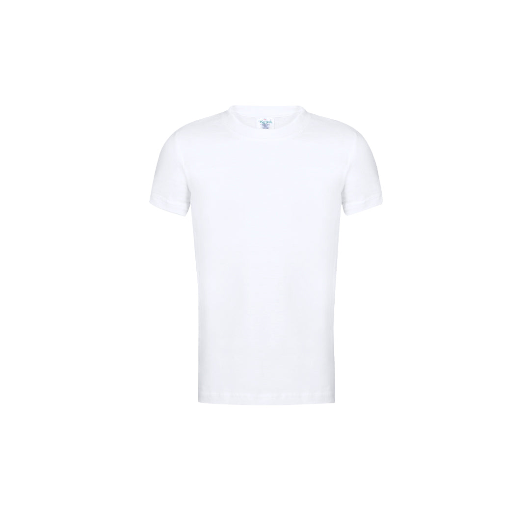 Camiseta Infantil 100% Algodão Branca YC150
