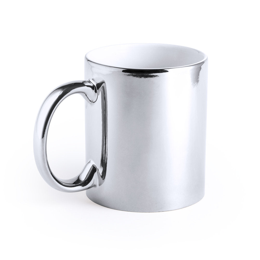 Caneca Cerâmica Metalizada 350ml Personalizável