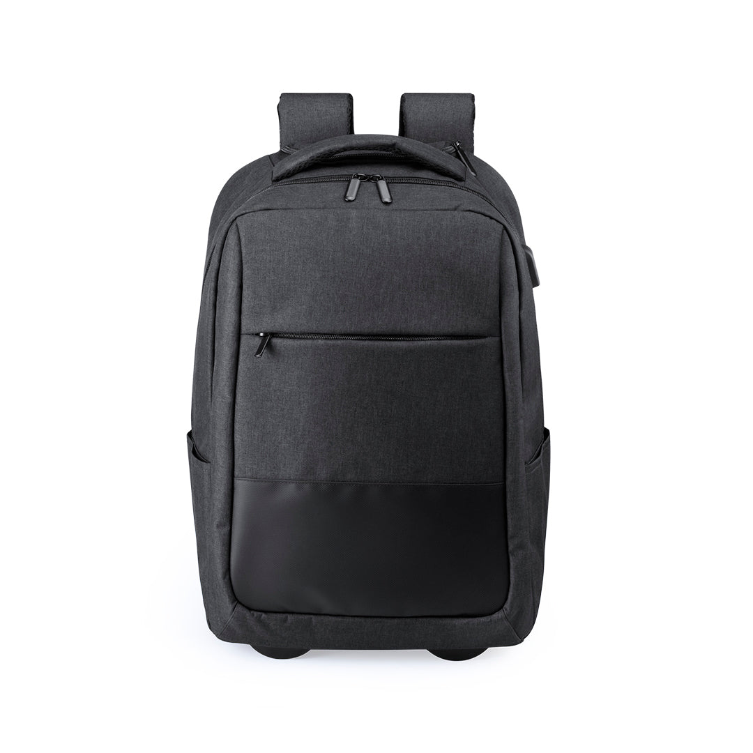 Mochila Trolley Resistente com USB e Compartimentos