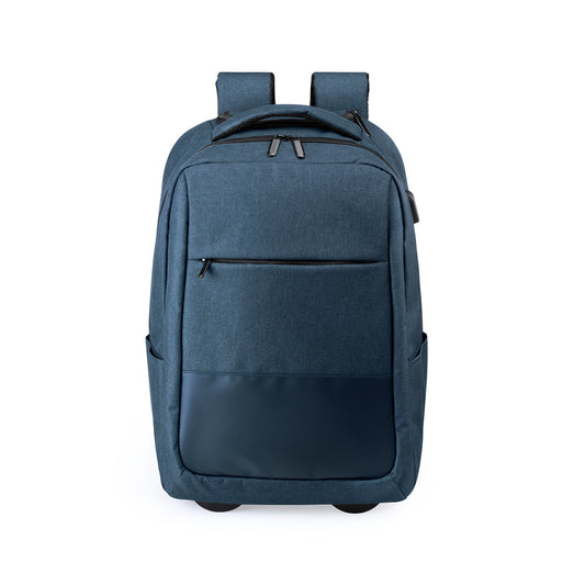 Mochila Trolley Resistente com USB e Compartimentos