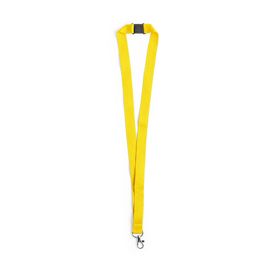 Lanyard resistente com mosquetão metálico colorido