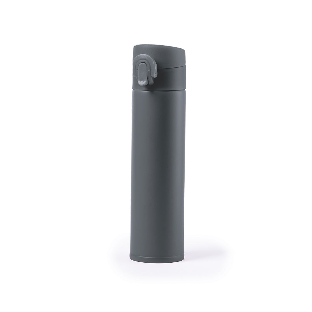 Termo Poltax 330ml Inox com Abertura Fácil