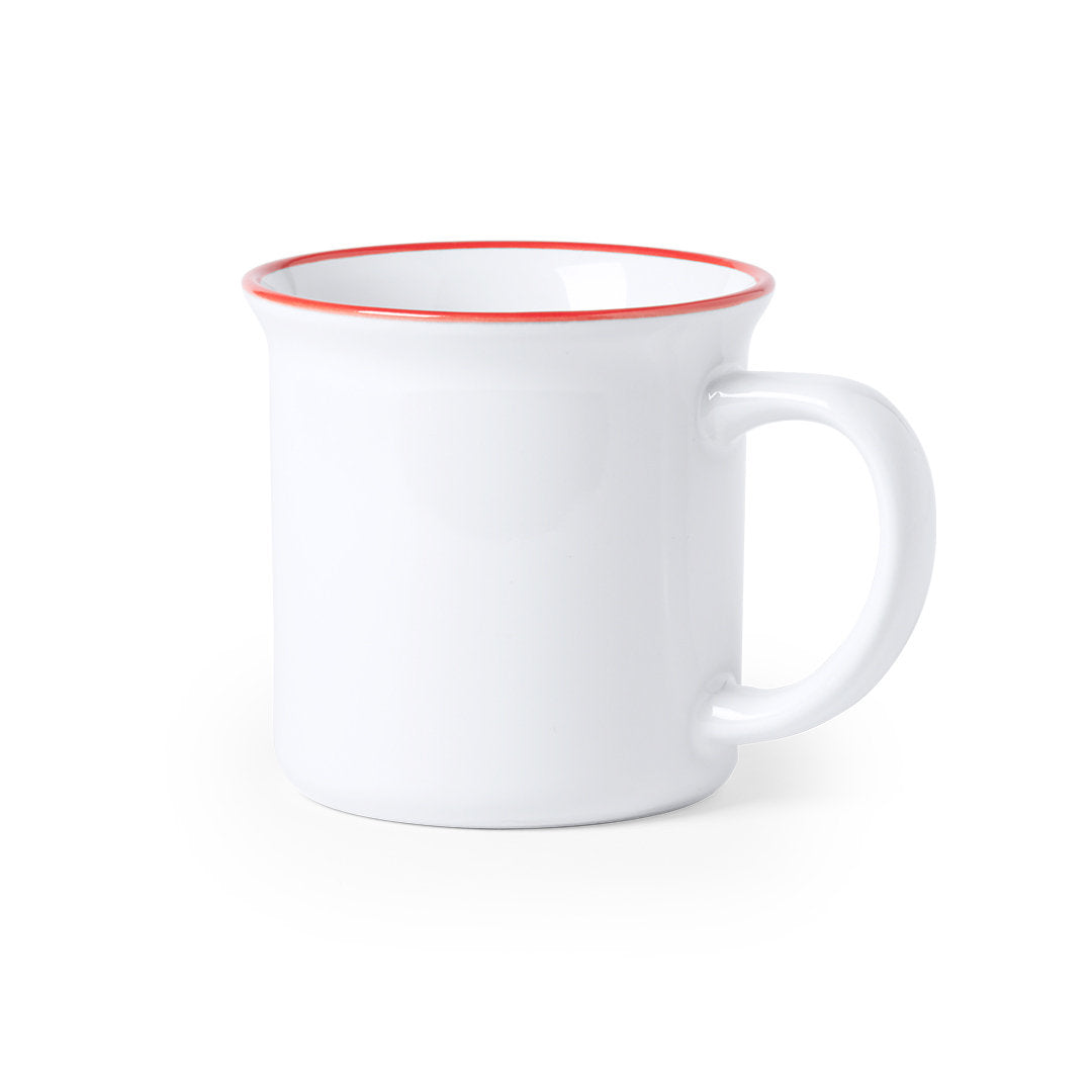 Caneca Cerâmica Vintage 300ml Bicolor Sublimação