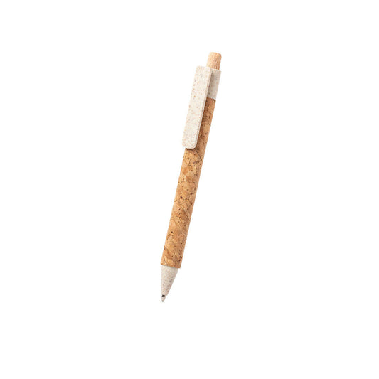 Caneta Nature com Corpo em Cortiça e Clip em Caña