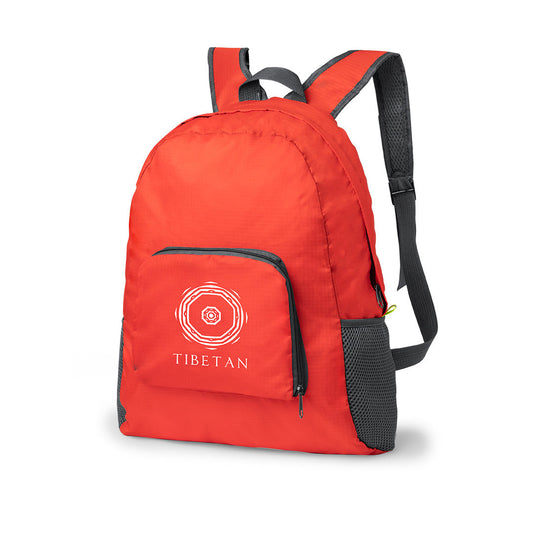 Mochila Plegável Resistente com Bolsos Laterais